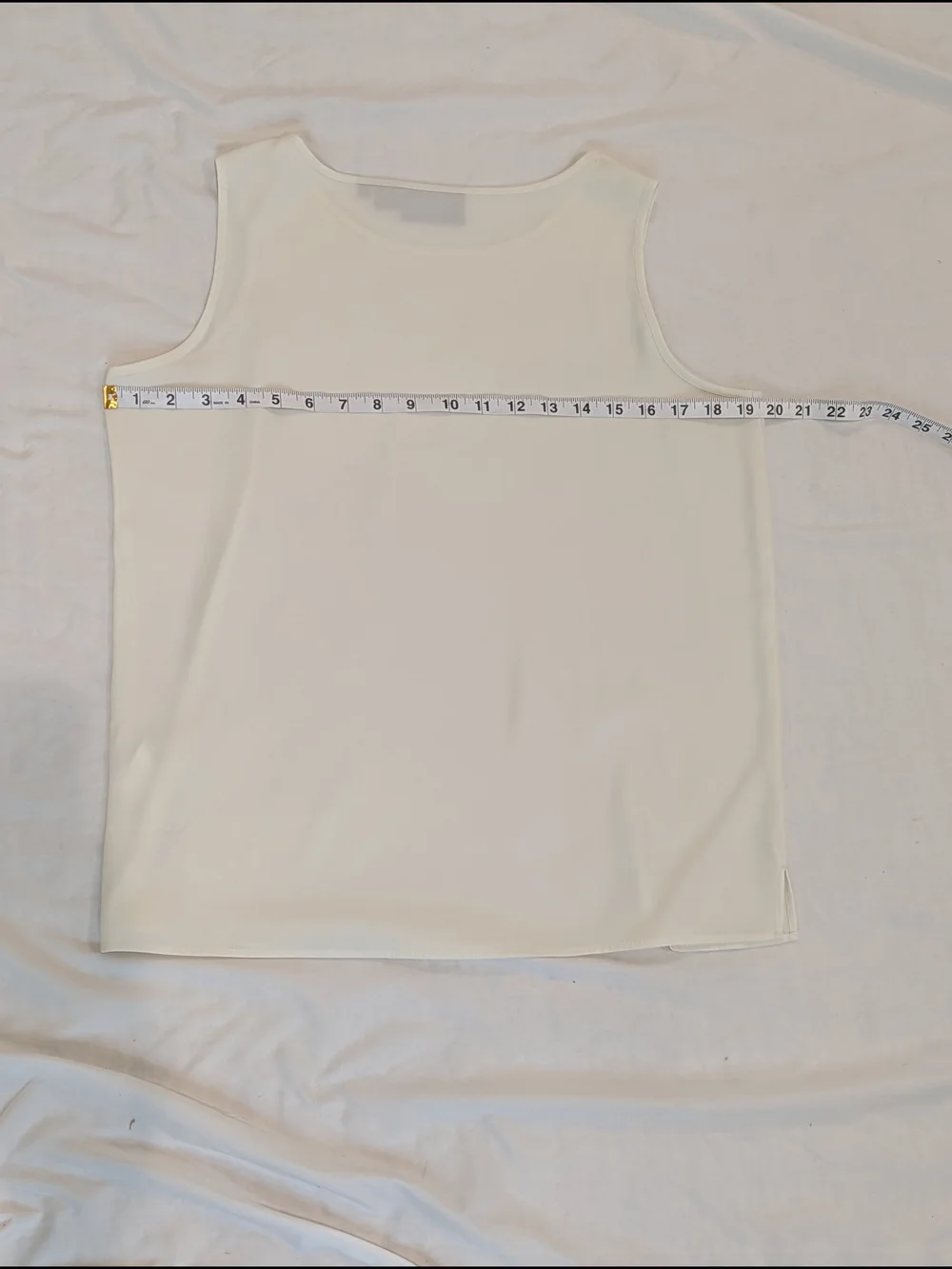 Saint James Cream Scoop Neck Tank